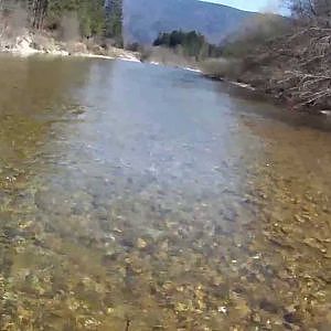 Lustrik fly fishing Slovenia, April 2012