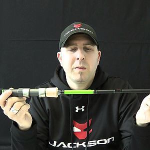 Die Super Angelrute von Jackson. The Shad Rod für Riesenfische.