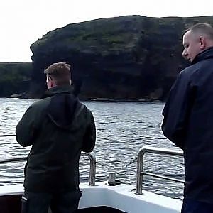 Irland Angeln 2012 ( Valentia Fishing ) schöner Drill mit einem Leng