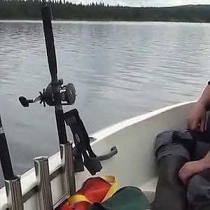 Älgjakt i Jämtland,,Trolling efter Öring. Trolling for big trout