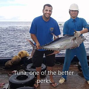 Tuna Helicopter pilot Life on a boat