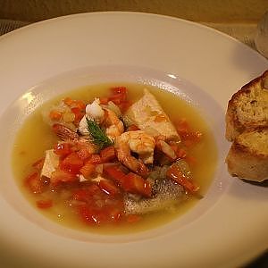 Fischsuppe einfaches Rezept  --  Der Bio Koch #453