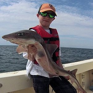 BOY CATCHES SHARK HIS SIZE - FUNNY REACTION