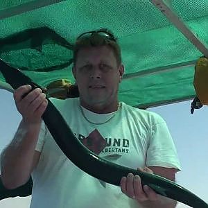 Dumb Canadian Gringos catch Needlefish in Costa Rica