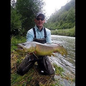 Slovenia fly fishing, Lustrik 2013