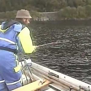 Norwegen Angeln 2011 Seelachs Drill Nordfjord Rugsund bei Harald Skaar