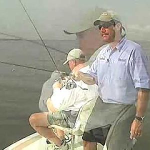 Trophy Quest Sportscast - Fishing for flounder with racecar driver Kirby Cladwell