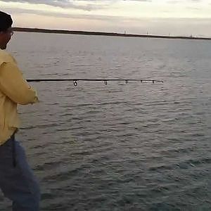 Flounder fishing Gavleston, Tx