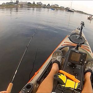 Kayak fishing in Nova Scotia for Pollack, Flounder, Cod