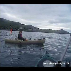 Danny in Kerry kayak fishing