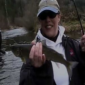 Whitefish fishing at the Green River 12-5-10.