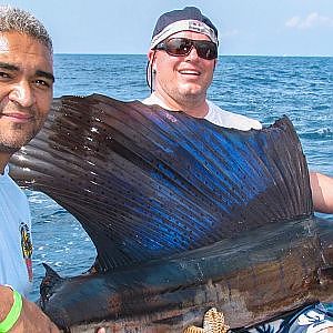 Fishing For Sailfish In Costa Rica (UNDERWATER FOOTAGE!)