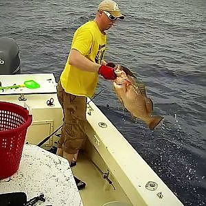 South West Florida Offshore Grouper/Tuna Fishing February 2014