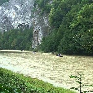 Fliegenfischen am Fluss Dunajec