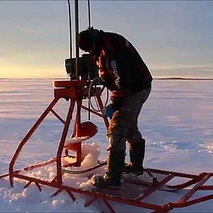 Commercial Ice Fishing | Setting Nets