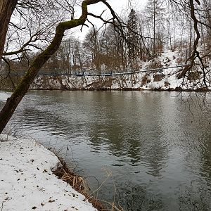 Iller Januar 2019 - Kabelhängebrücke Fischers
