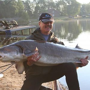 Klaus und sein Stör :-) 187cm ca.35kg