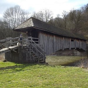 Der Okenauer Steg aus dem Jahre 1800.