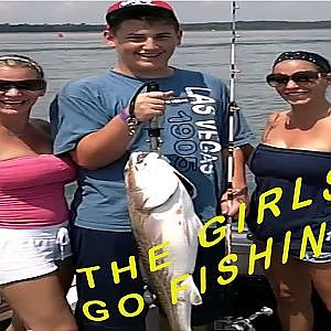 The Girls go Bull Redfish catching, aboard JETTYWOLF