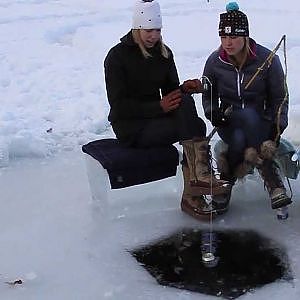 Ice Fishing For Boys In Minnesota