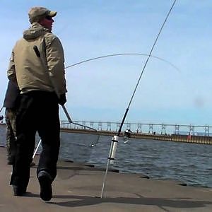 Lake Michigan Pier Fishing