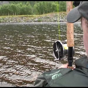1. Fly fishing big Salmon in the Alta River,  Remi Johnsen- Fly Fishing lessons