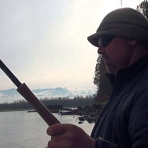 How To catch Chum Salmon with Jigs- Fishing With Bent Rod