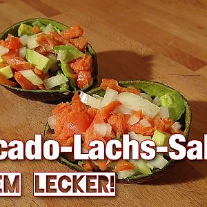 Avocado-Lachs-Salat | Paleo Rezept! Glutenfrei, laktosefrei, vegetarisch!