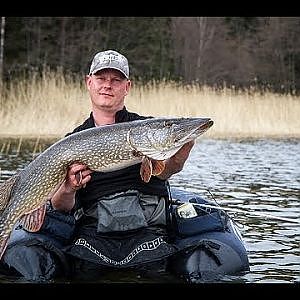 Pike fly fishing in finland 2013