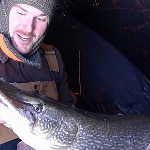 Monster Pike 2011: Ice Fishing on Tobin Lake Sask