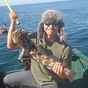 Santa Cruz Skiff Lingcod Fishing Oct. 2012