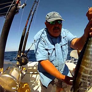 Offshore Fishing Slam from Topsail Island, Tuna, Wahoo, Dolphin Video