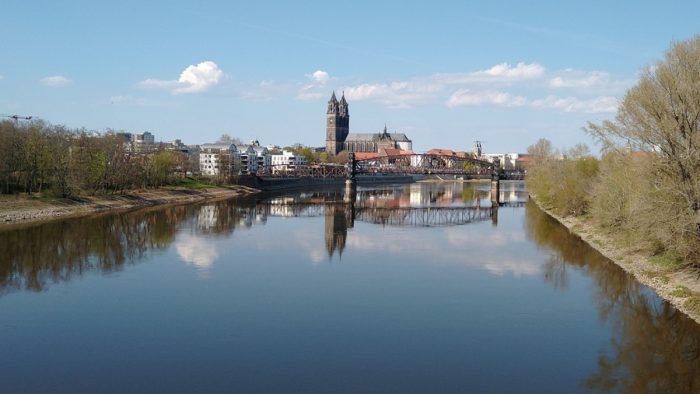 Elbe bei Magdeburg - Bild von pb