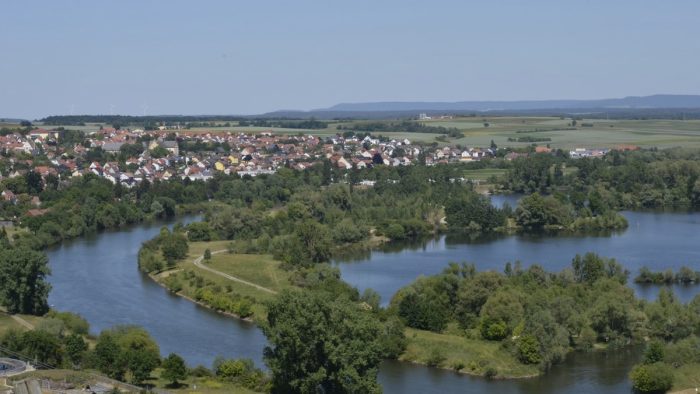 Main bei Schwarzach, Kitzingen, Sommerach - Bild von pb