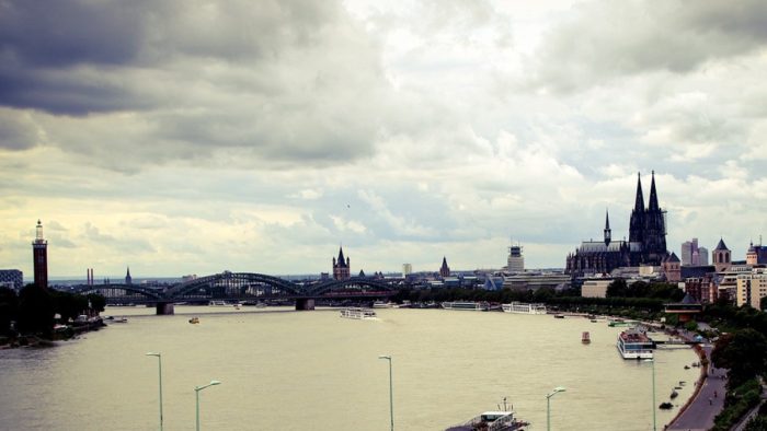 Rhein bei Köln - Bild von pb