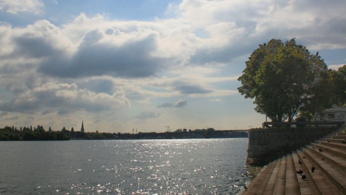 Rhein bei Mainz - Bild von pb
